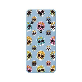 Funda Silicona Líquida Azul Huawei Honor Magic 5 Lite 5g Diseño Catrina Dibujos