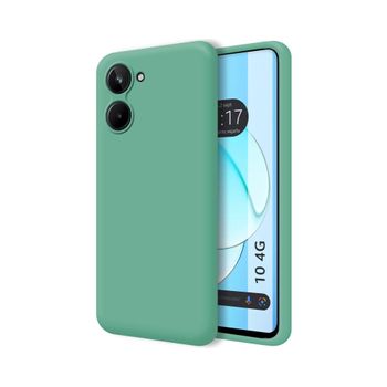 Funda Silicona Líquida Ultra Suave Realme 10 4g Color Verde