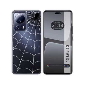 Funda Silicona Transparente Para Xiaomi 13 Lite 5g Diseño Araña Dibujos