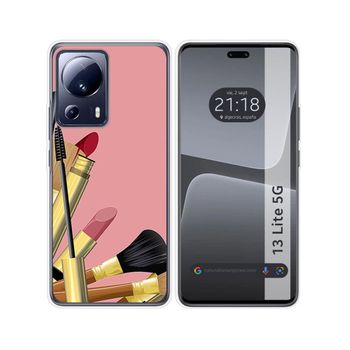 Funda Silicona Para Xiaomi 13 Lite 5g Diseño Brochas Dibujos