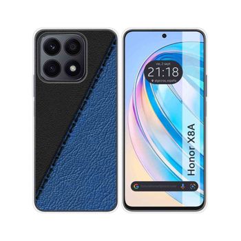 Funda Silicona Para Huawei Honor X8a Diseño Cuero 02 Dibujos