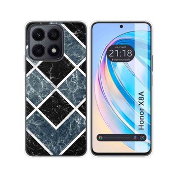 Funda Silicona Para Huawei Honor X8a Diseño Mármol 06 Dibujos