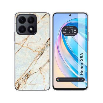 Funda Silicona Para Huawei Honor X8a Diseño Mármol 13 Dibujos