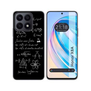 Funda Silicona Para Huawei Honor X8a Diseño Formulas Dibujos