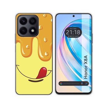 Funda Silicona Para Huawei Honor X8a Diseño Helado Vainilla Dibujos