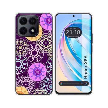 Funda Silicona Para Huawei Honor X8a Diseño Radial Dibujos