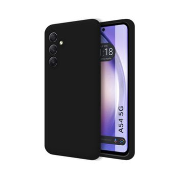 Funda Silicona Líquida Ultra Suave Samsung Galaxy A54 5g Color Negra