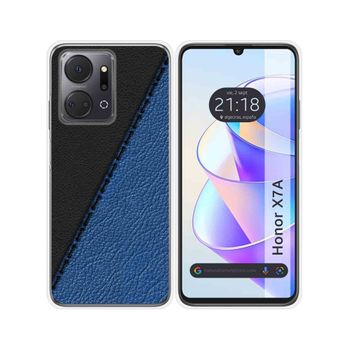 Funda Silicona Para Huawei Honor X7a Diseño Cuero 02 Dibujos