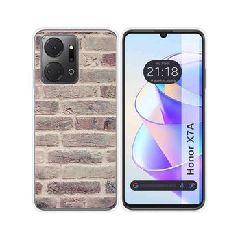 Funda Silicona Para Huawei Honor X7a Diseño Ladrillo 01 Dibujos