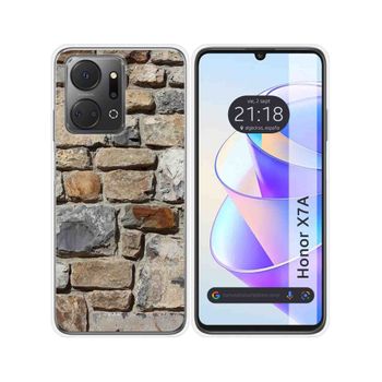 Funda Silicona Para Huawei Honor X7a Diseño Ladrillo 03 Dibujos