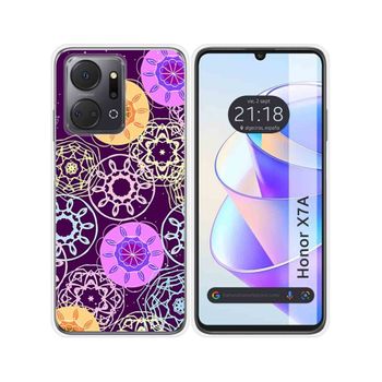 Funda Silicona Para Huawei Honor X7a Diseño Radial Dibujos