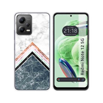 Funda Silicona Para Xiaomi Redmi Note 12 5g Diseño Mármol 05 Dibujos