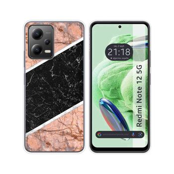 Funda Silicona Para Xiaomi Redmi Note 12 5g Diseño Mármol 07 Dibujos