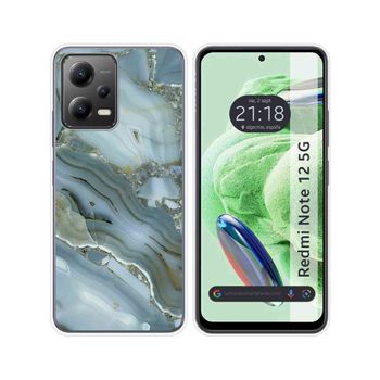 Funda Silicona Para Xiaomi Redmi Note 12 5g Diseño Mármol 09 Dibujos