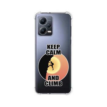 Funda Silicona Antigolpes Para Xiaomi Redmi Note 12 5g Diseño Hombre Escalada Dibujos