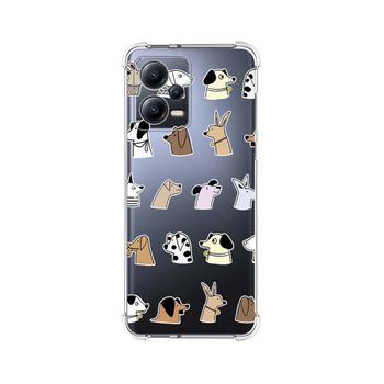 Funda Silicona Antigolpes Para Xiaomi Redmi Note 12 5g Diseño Perros Dibujos