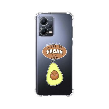 Funda Silicona Antigolpes Para Xiaomi Redmi Note 12 5g Diseño Vegan Life Dibujos