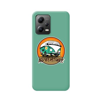 Funda Silicona Líquida Verde Para Xiaomi Redmi Note 12 5g Diseño Adventure Dibujos