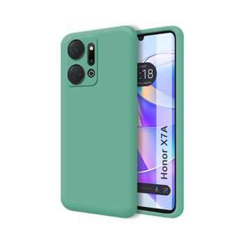 Funda Silicona Líquida Ultra Suave Huawei Honor X7a Color Verde