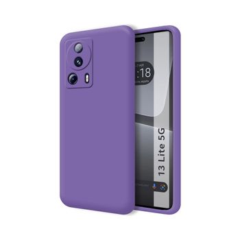 Funda Silicona Líquida Ultra Suave Xiaomi 13 Lite 5g Color Morada