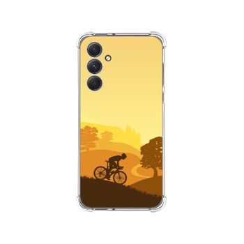 Funda Silicona Antigolpes Samsung Galaxy A54 5g Diseño Ciclista Dibujos