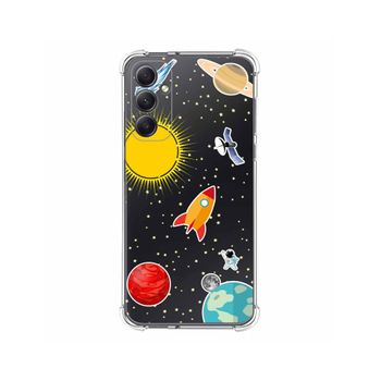 Funda Silicona Antigolpes Samsung Galaxy A34 5g Diseño Espacio Dibujos