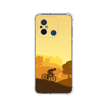 Funda Silicona Antigolpes Xiaomi Redmi 12c Diseño Ciclista Dibujos