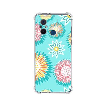 Funda Silicona Antigolpes Xiaomi Redmi 12c Diseño Flores 05 Dibujos