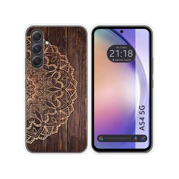 Funda Silicona Samsung Galaxy A54 5g Diseño Madera 06 Dibujos