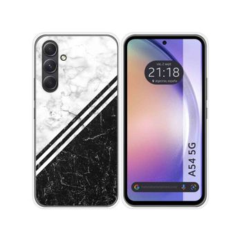 Funda Silicona Samsung Galaxy A54 5g Diseño Mármol 01 Dibujos