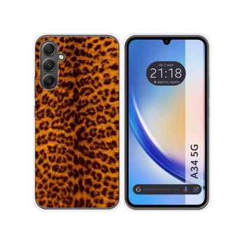 Funda Silicona Samsung Galaxy A34 5g Diseño Animal 03 Dibujos