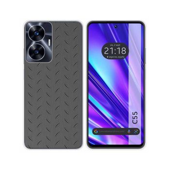 Funda Silicona Realme C55 Diseño Metal Dibujos