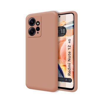 Funda Silicona Líquida Ultra Suave Xiaomi Redmi Note 12 4g Color Rosa