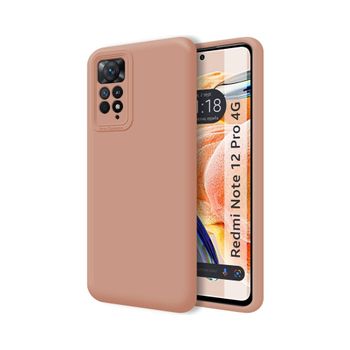 Funda Silicona Líquida Ultra Suave Xiaomi Redmi Note 12 Pro 4g Color Rosa