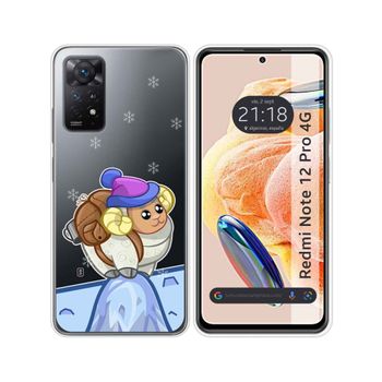 Funda Silicona Transparente Xiaomi Redmi Note 12 Pro 4g Diseño Cabra Dibujos