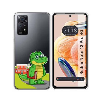 Funda Silicona Transparente Xiaomi Redmi Note 12 Pro 4g Diseño Coco Dibujos