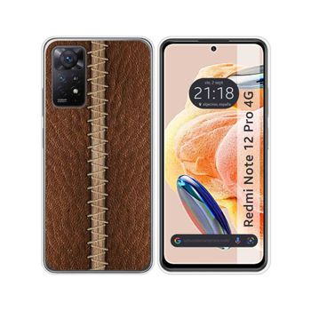 Funda Silicona Xiaomi Redmi Note 12 Pro 4g Diseño Cuero 01 Dibujos