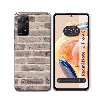 Funda Silicona Xiaomi Redmi Note 12 Pro 4g Diseño Ladrillo 01 Dibujos