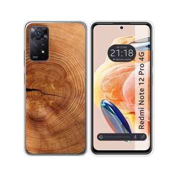 Funda Silicona Xiaomi Redmi Note 12 Pro 4g Diseño Madera 04 Dibujos