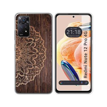 Funda Silicona Xiaomi Redmi Note 12 Pro 4g Diseño Madera 06 Dibujos