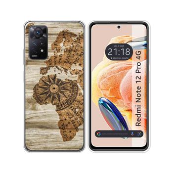 Funda Silicona Xiaomi Redmi Note 12 Pro 4g Diseño Madera 07 Dibujos