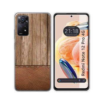 Funda Silicona Xiaomi Redmi Note 12 Pro 4g Diseño Madera 09 Dibujos