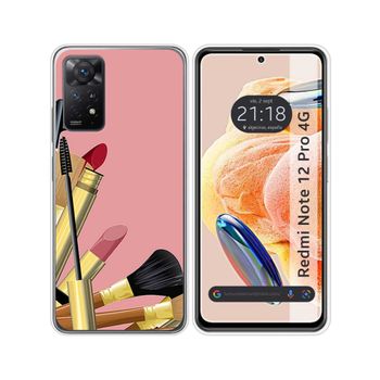 Funda Silicona Xiaomi Redmi Note 12 Pro 4g Diseño Brochas Dibujos