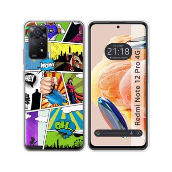 Funda Silicona Xiaomi Redmi Note 12 Pro 4g Diseño Comic Dibujos