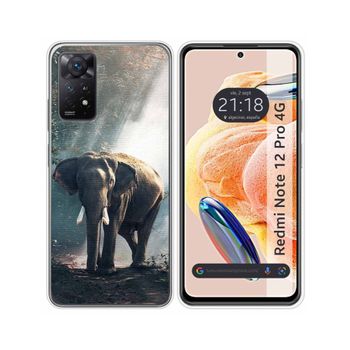 Funda Silicona Xiaomi Redmi Note 12 Pro 4g Diseño Elefante Dibujos