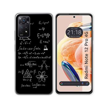 Funda Silicona Xiaomi Redmi Note 12 Pro 4g Diseño Formulas Dibujos