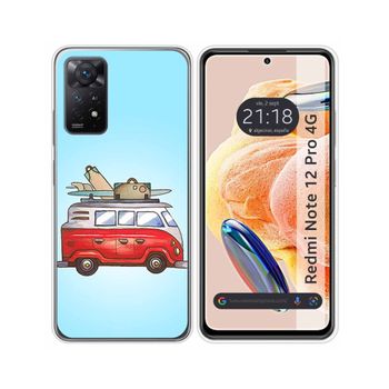 Funda Silicona Xiaomi Redmi Note 12 Pro 4g Diseño Furgoneta Dibujos