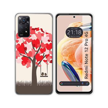 Funda Silicona Xiaomi Redmi Note 12 Pro 4g Diseño Pajaritos Dibujos