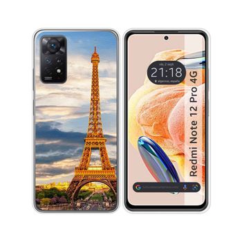 Funda Silicona Xiaomi Redmi Note 12 Pro 4g Diseño Paris Dibujos