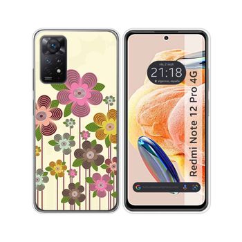 Funda Silicona Xiaomi Redmi Note 12 Pro 4g Diseño Primavera En Flor Dibujos